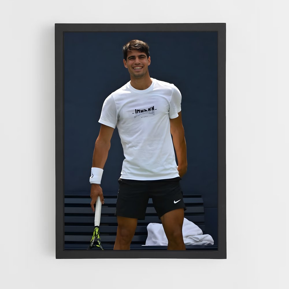 Poster Carlos alcaraz – affiche Tennis (vue 2)